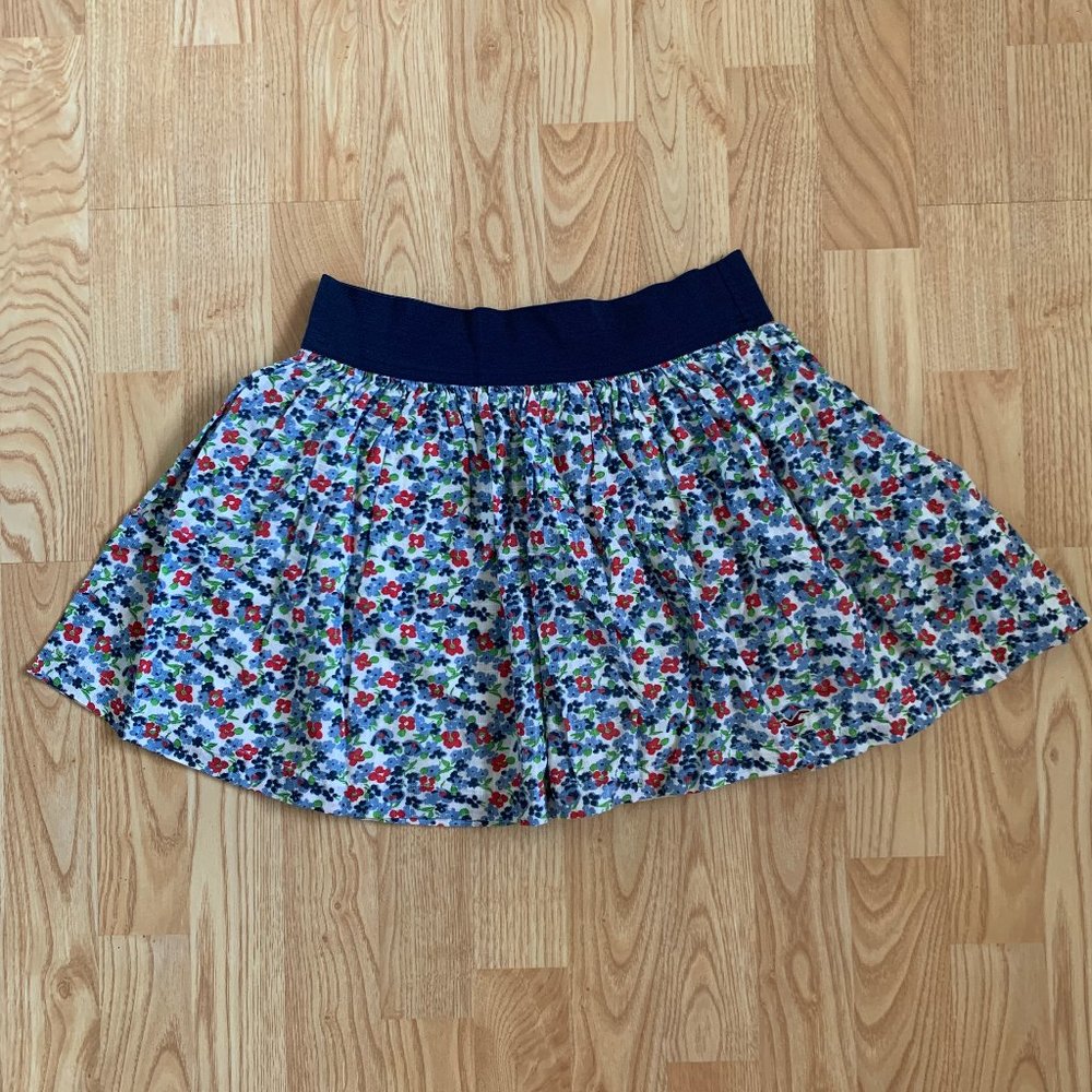 Hollister Blue Floral Skirt